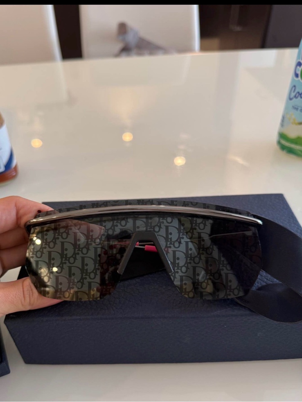 Dior Monogram Shield Sunglasses in Black